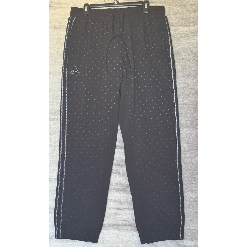 Adidas Pharrell Williams Hu Track Pants Mens XL Black Reflective Triangle